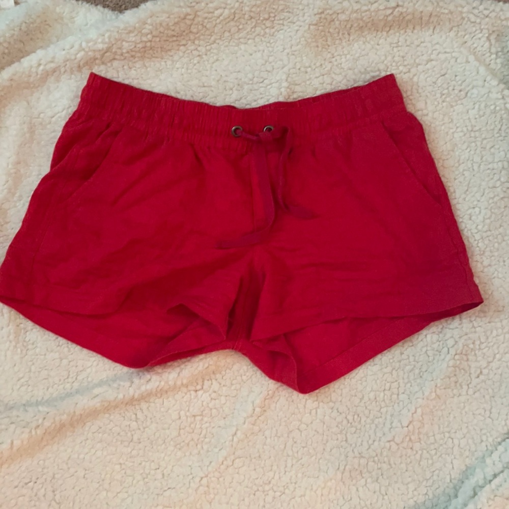 Red old navy shorts